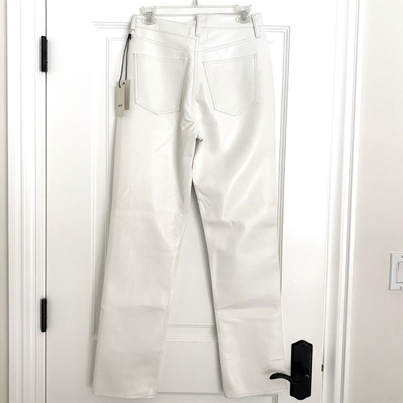 NWT Agolde Criss Cross Vegan Leather Pants - 26 - Picture 8 of 10